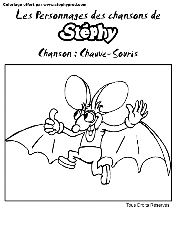 coloriages enfants de chauve souris  coloriage enfants gratuits