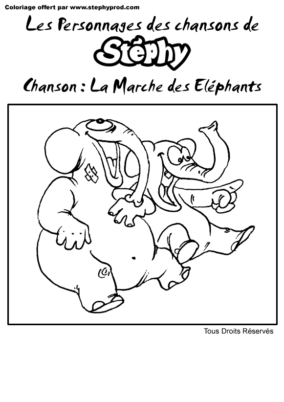 coloriages gratuits d'elephant pour les enfants coloriages enfants gratuits