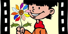 Dessin animé gratuit pour les enfants La Fleur de toutes les Couleurs.