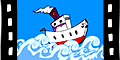 Le dessin animé Bateau, ciseaux.