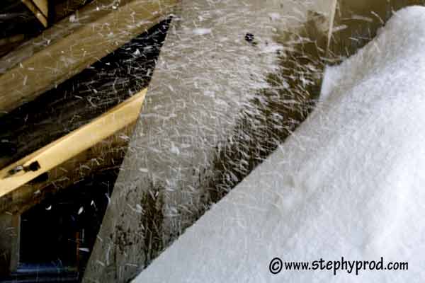 tempête de neige au stade charléty