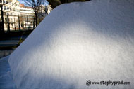 de la neige à charléty