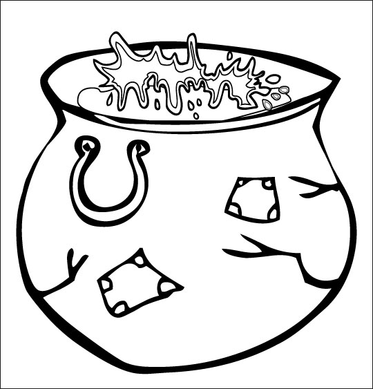 Pour Halloween, le dessin animé La soupe à la Sorcière coloriage la soupe a la sorciere marmite vieille