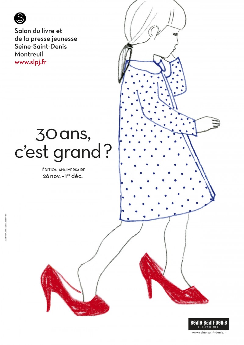 Salon du livre pour enfants 2014 à Montreuil, l'affiche