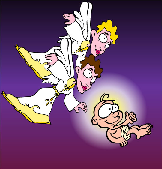 Chansons de Noël en dessins animés divin enfant jesus et les anges