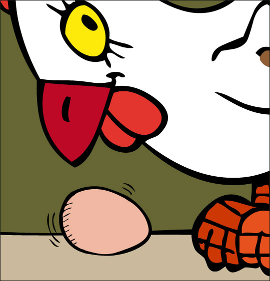 5 minutes de dessins animés gratuits pour Pâques poule oeuf mur