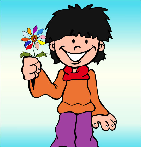 Apprendre une chanson pour la fête des mères aux enfants, une image extraite du dessin animé.