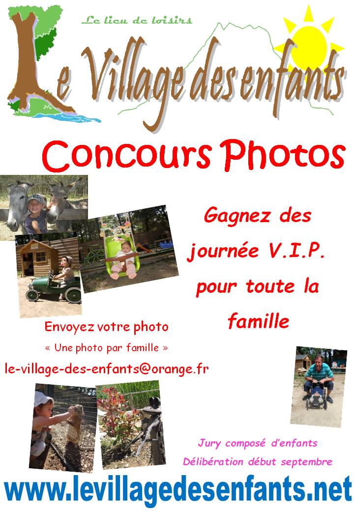 les animations - le village des enfants concours photos