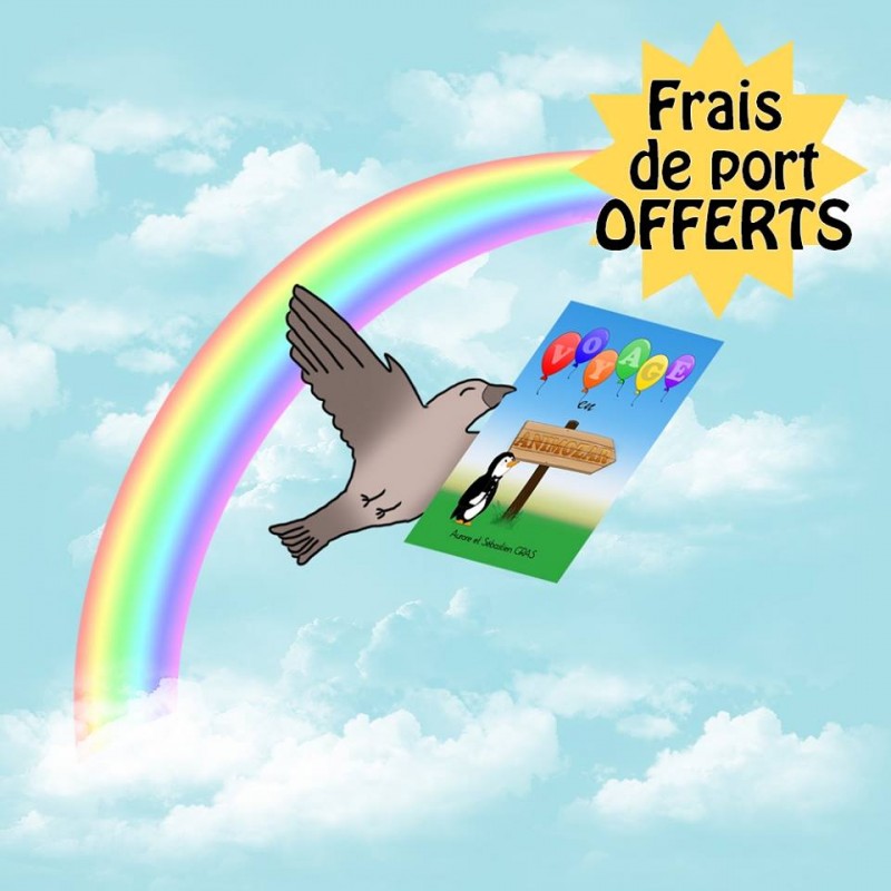 Les frais de port offerts. un livre cd pour les enfants.