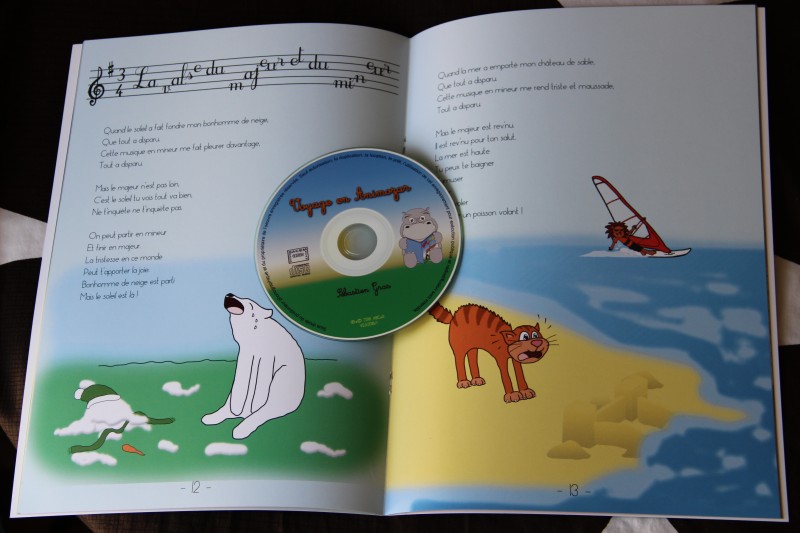 Un livre CD pour enfant, Voyage en Animozar.