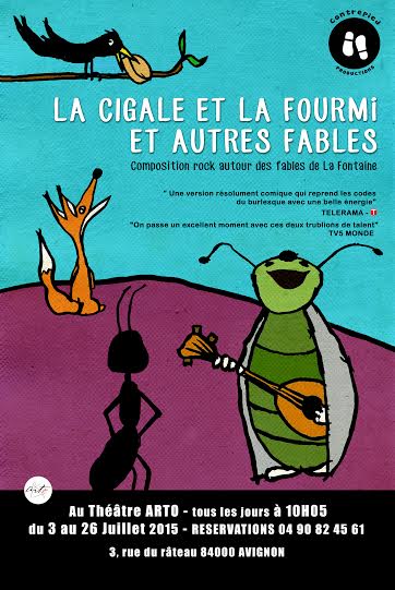 La Cigale et la Fourmi et autres Fables au festival d'Avignon 2015
