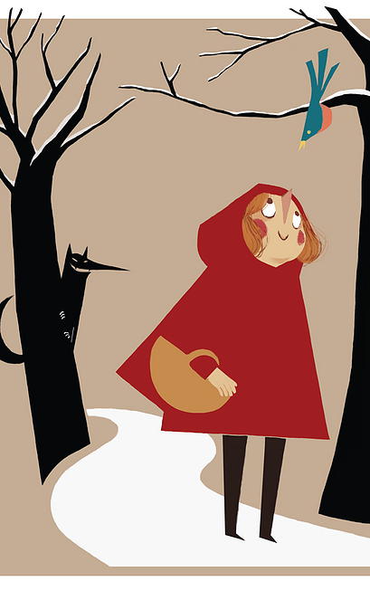 Spectacle pour enfant au festival d'Avignon Le petit chaperon rouge.