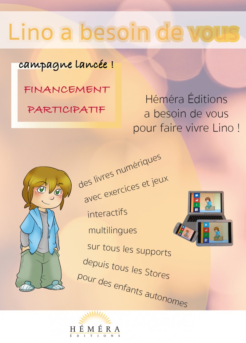 Aidez au lancement de nouveaux livres pour enfants. Participez au baby shower de Lino