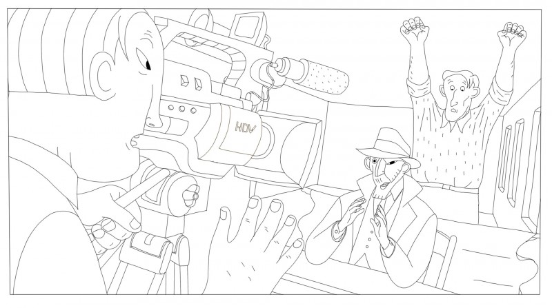 Coloriages Phantom Boy , ça tourne,  un film d'animation