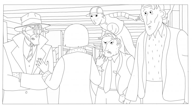 Coloriages Phantom Boy   un film d'animation pour les enfants.