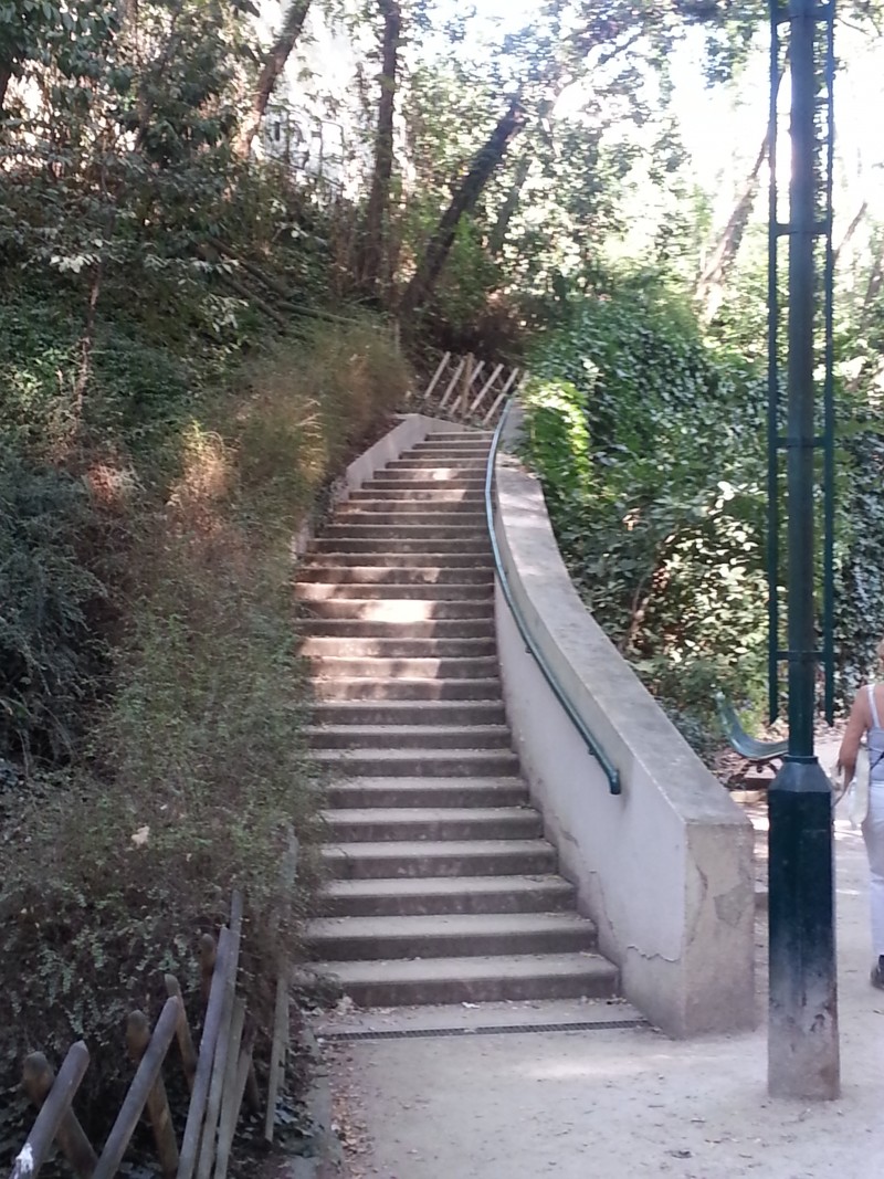Sortie gratuite à Paris avec les enfants, la coulée verte pour les courageux qui veulent prendre un autre sentier.