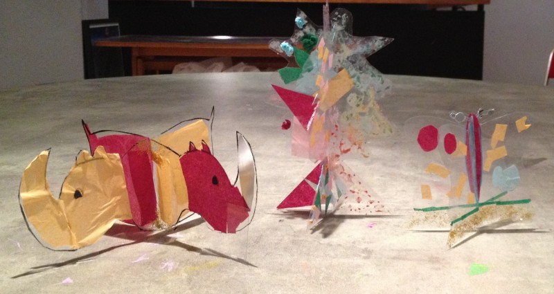 atelier enfant, eclats de couleurs espace dali