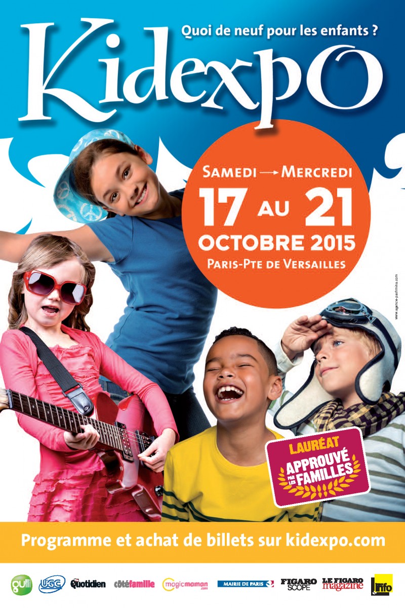 Salon pour enfants Kidexpo, l'événement 100% Famille affiche portrait