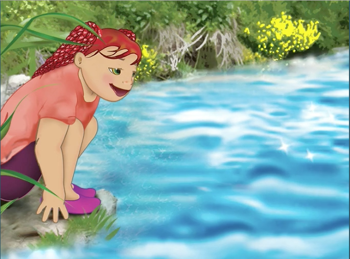 Livre pour enfant Caméléa au bord du lac, écoutez l'histoire comme le goéland