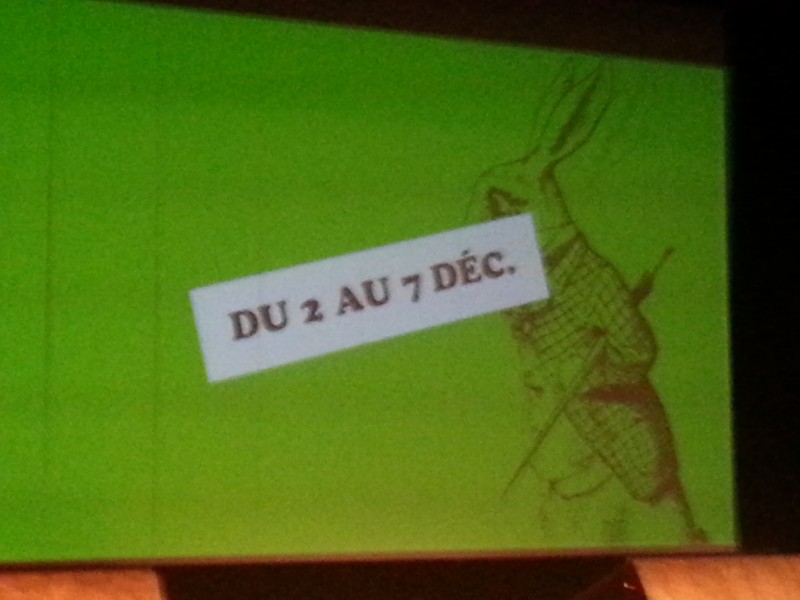 Salon du livre pour enfants de Montreuil, du 2 au 7 décembre 2015, merci le lapin