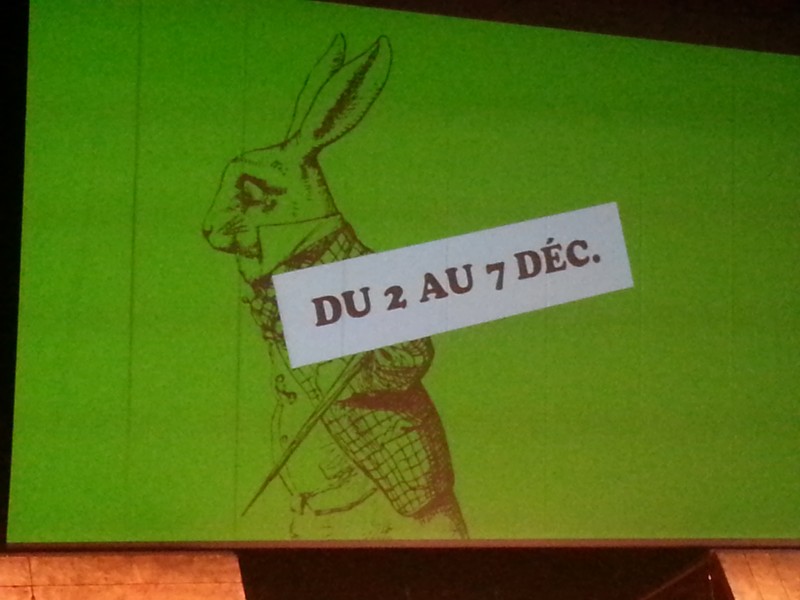 Salon du livre pour enfants de Montreuil, et alice sera là ne t'inquiète pas !! 