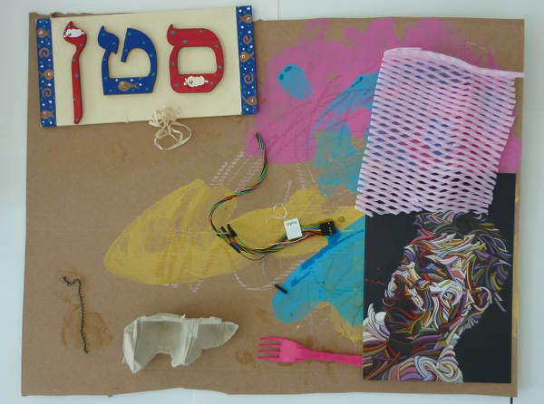 Atelier anniversaire à domicile, découpage et assemblage