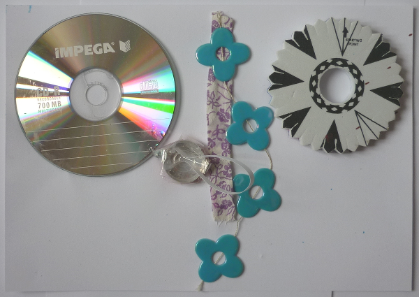 Atelier anniversaire à domicile, recyclage CD