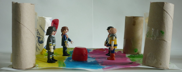 Atelier anniversaire enfants à domicile, décoration, pâte à modeler et gouache.