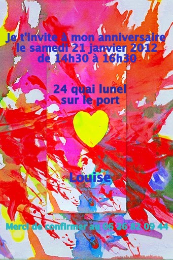 Anniversaire enfants à Nice, invitation aux ateliers de cuisine.