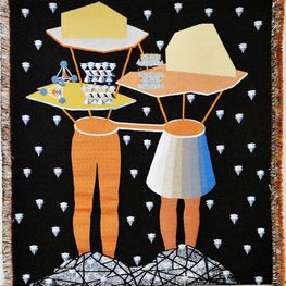 Sortie étude avec les enfants au Jardin des Plantes pour la FIAC, oeuvre de Nkanga-Otobong, In Pursuit of Bling: The Transformation, 2014 