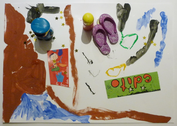Ateliers enfants, arts plastiques et poésie, recyclage avec des matériaux de récupération