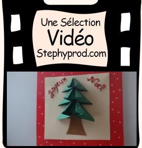 Tutos de Noël de loisirs créatifs en vidéo, notre sélection, la carte de voeux sapin de noel