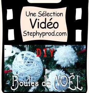 Tutos de Noël de loisirs créatifs en vidéo, notre sélection,  les boules de noel