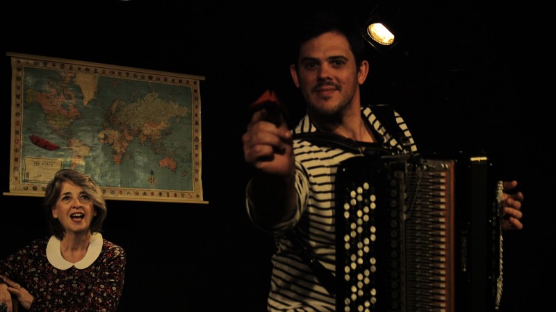 A l'Essaïon Théâtre à Paris, spectacle Prévert, Kosma... et moi. Voilà ! 