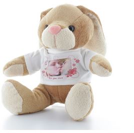 Cadeau de Noel, une peluche personnalisée trop mignonne, Fanfan le lapin