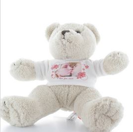 Idée de cadeau de Noel, une peluche personnalisée Martin l'ourson