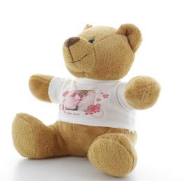 Idée de cadeau de Noel, une peluche personnalisée Olivier l'ours