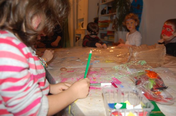 L'atelier des enfants, la semaine, les soirs d'école