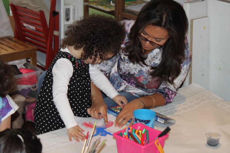 L'atelier des enfants, la semaine, les soirs d'école avec AURELIA