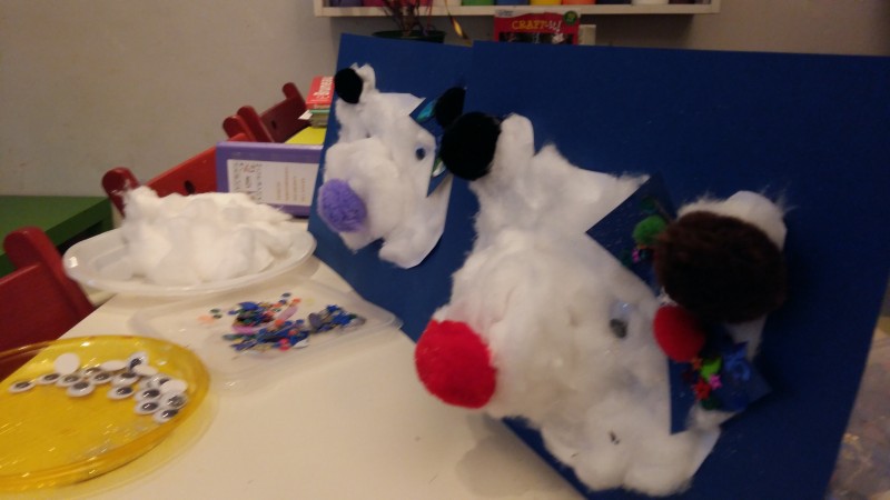 L'atelier des enfants, la semaine, les soirs d'école  les ours en coton
