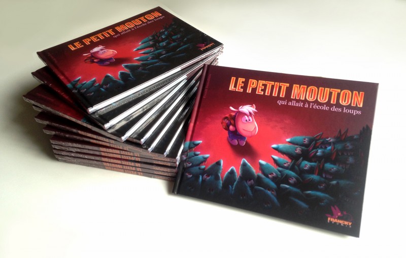 Livre enfant Le petit mouton qui allait à l'école des loups