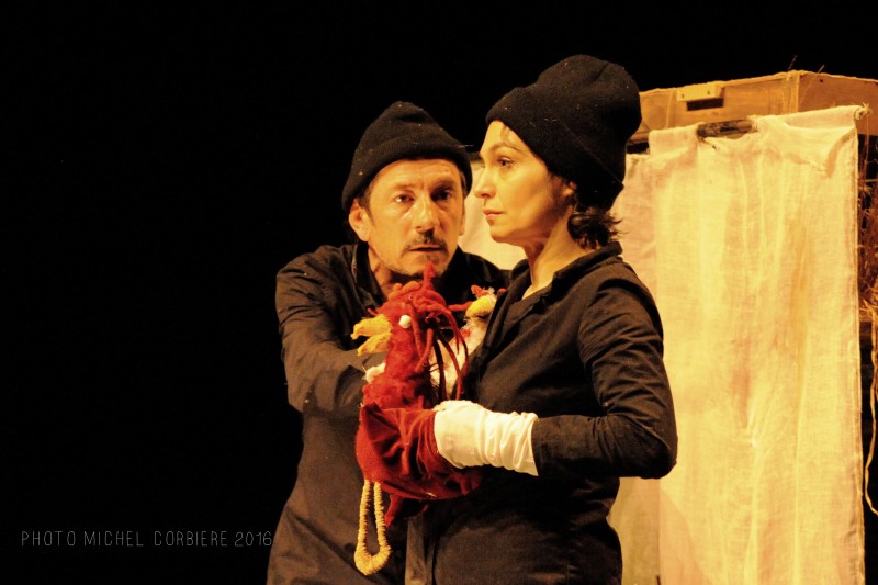  spectacle enfant festival d'Avignon. La petite poule qui voulait voir la mer / crédit : Michel Corbières