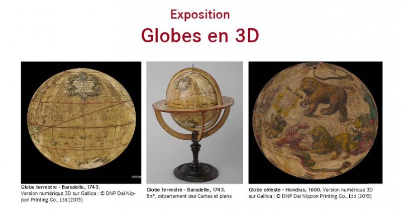 Découverte de globes en 3D à la Bibliothèque nationale 