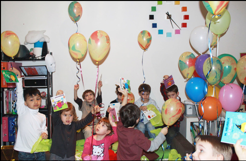 l'Atelier des enfants : les Anniversaires les ballons