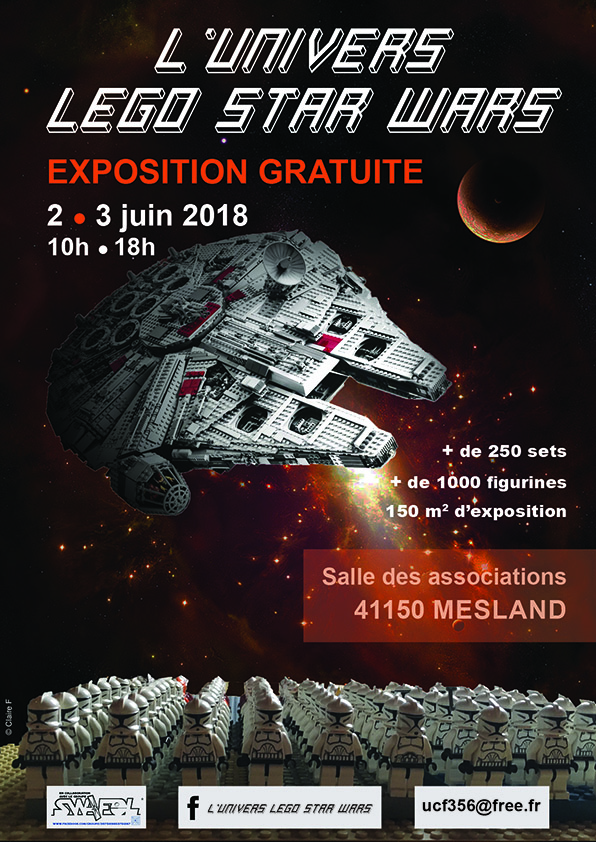 Exposition L'univers Lego Star Wars affiche