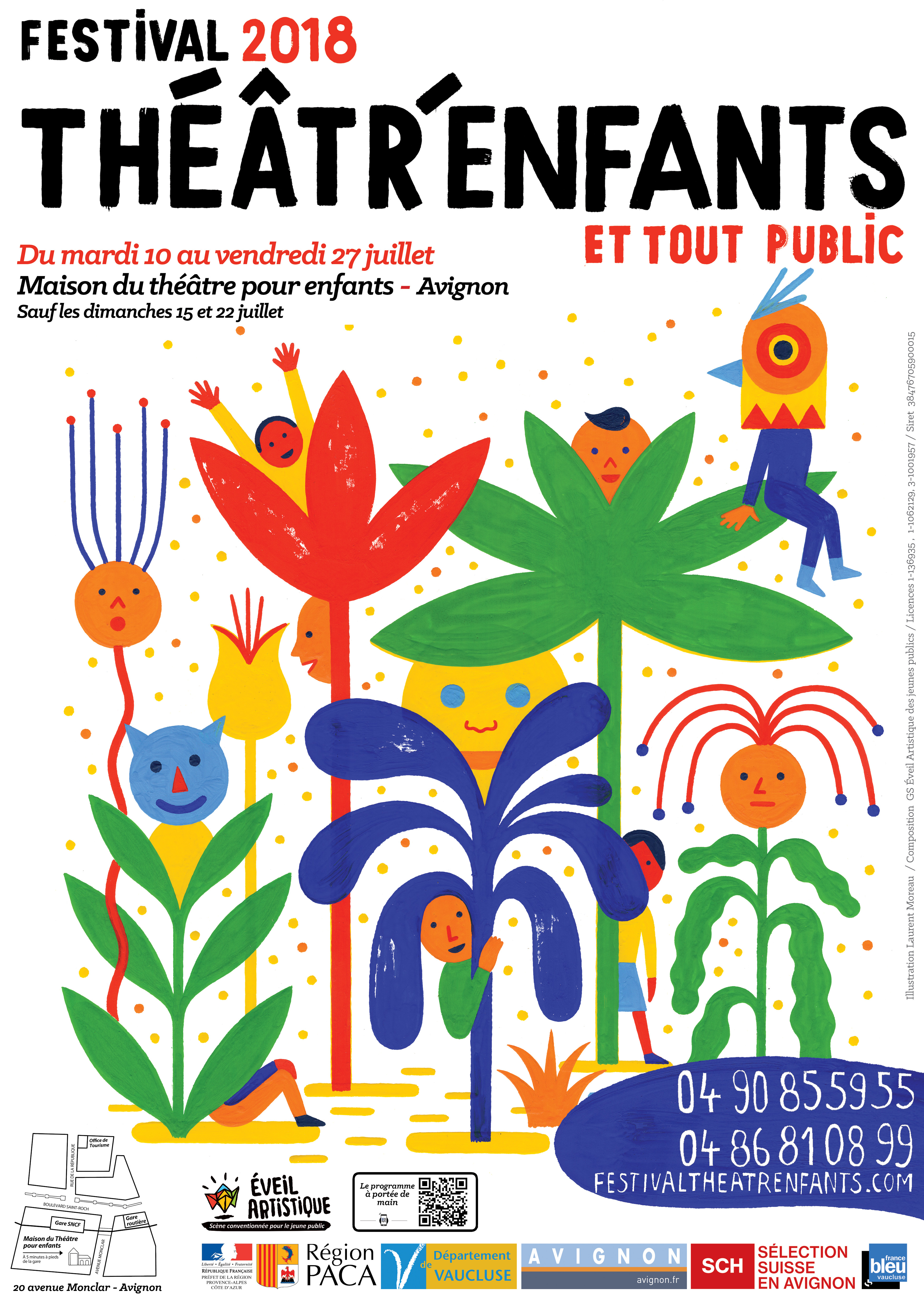 Festival Théâtr'enfants et tout public 2018 Avignon Laurent moreau 