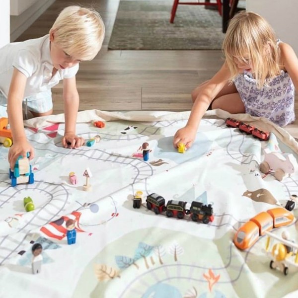 Jouez et rangez.... un jeu d'enfant ? sac tapis jeu play and go petit train