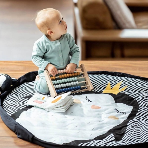 Jouez et rangez.... un jeu d'enfant ? sac tapis jeu play and go pingouin
