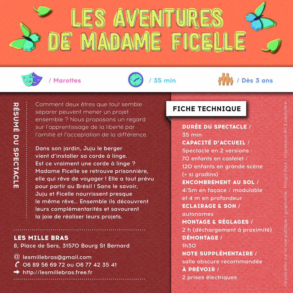 Les aventures de Madame Ficelle présentation