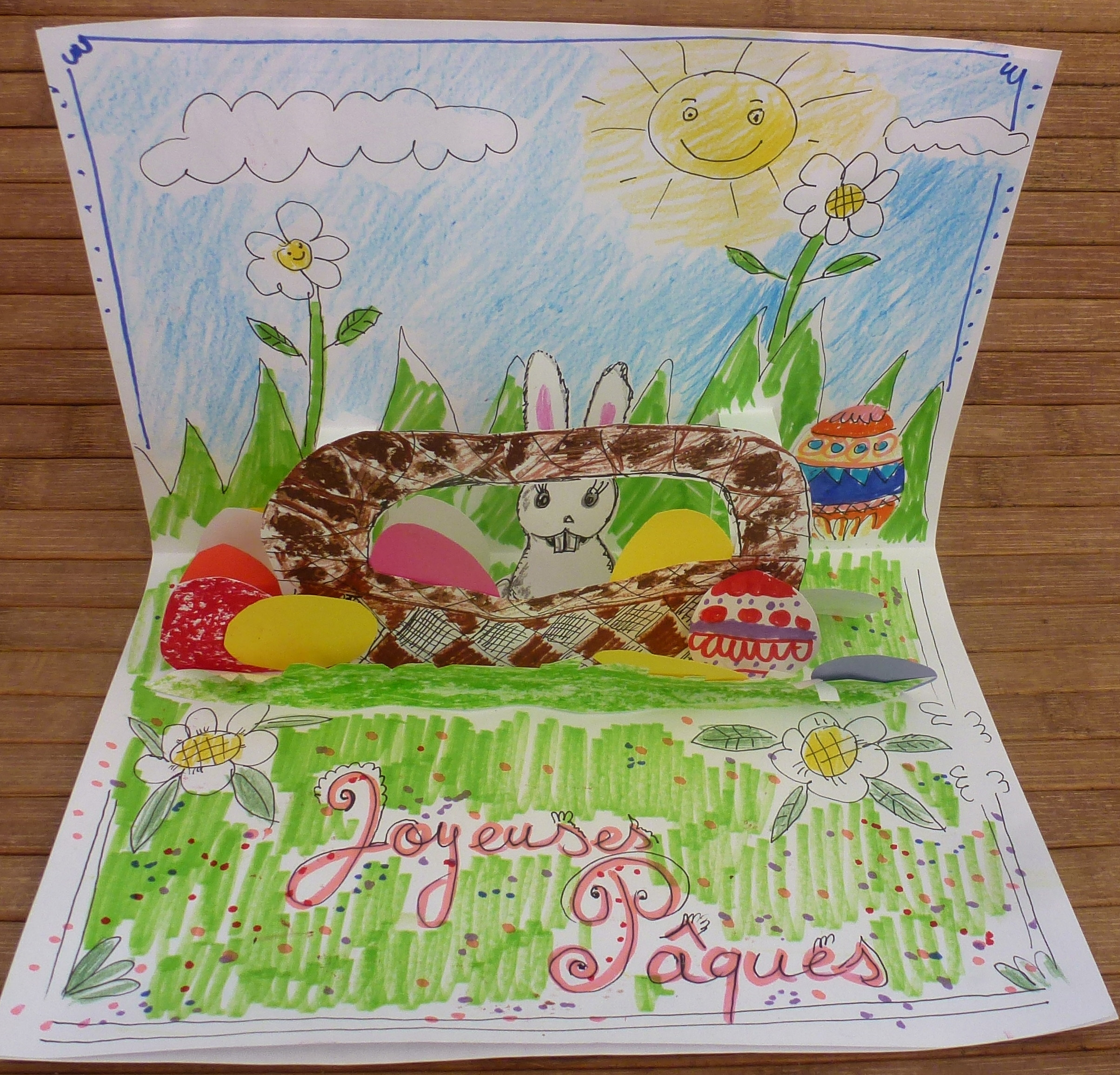 Carte pop-up carte pop up lapin 5